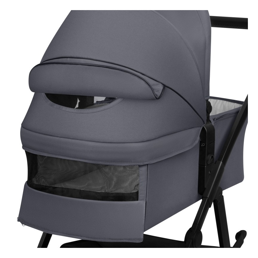 Lionelo - Kombi-Kinderwagen 3-in-1 AMBER PLUS Grau Graphit