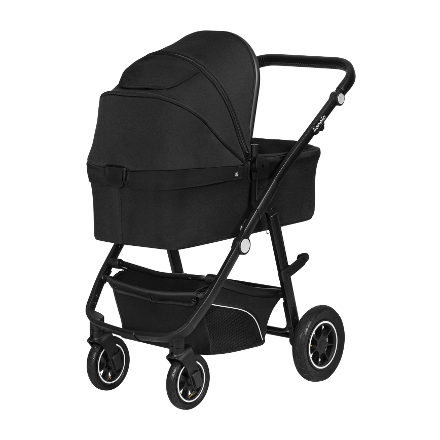 Lionelo - Kombi-Kinderwagen 3-in-1 BIANKA Schwarzer Onyx