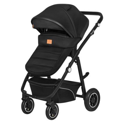 Lionelo - Kombi-Kinderwagen 3-in-1 BIANKA Schwarzer Onyx