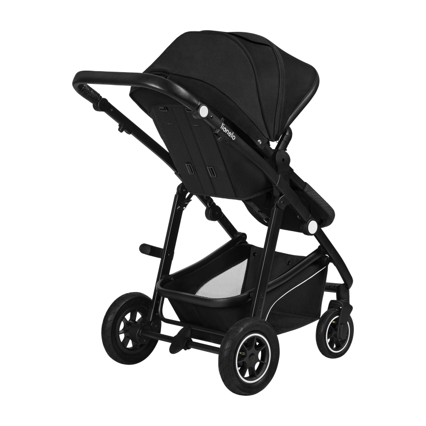 Lionelo - Kombi-Kinderwagen 3-in-1 BIANKA Schwarzer Onyx