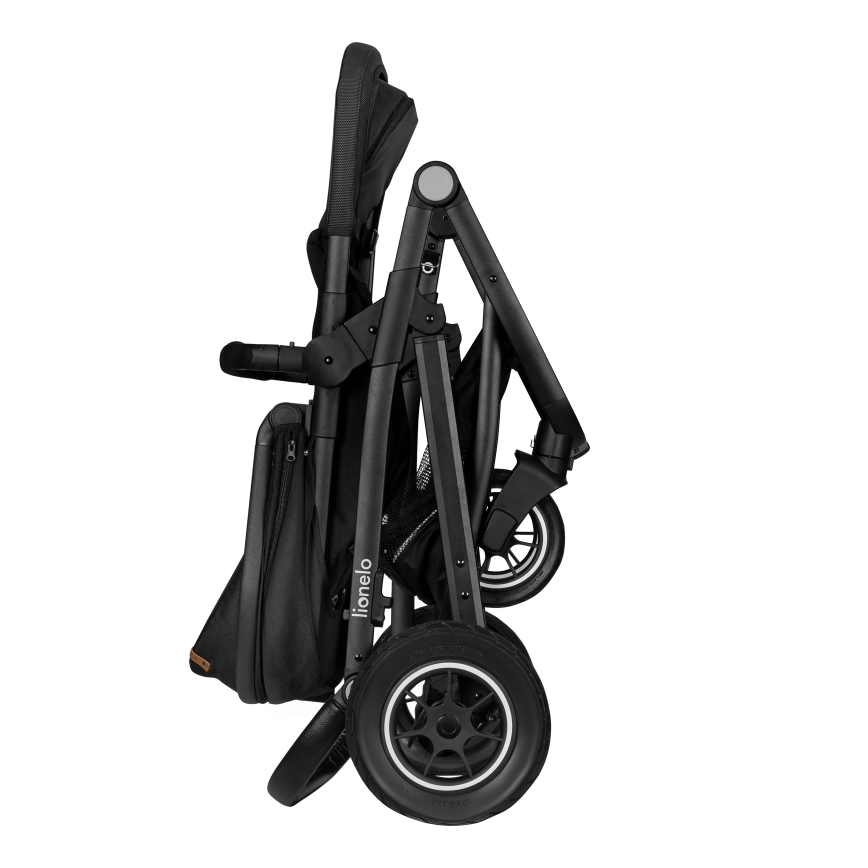 Lionelo - Kombi-Kinderwagen 3-in-1 BIANKA Schwarzer Onyx
