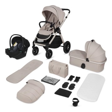 Lionelo - Kombi-Kinderwagen 3-in-1 LAYLA Sandbeige