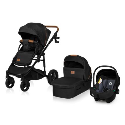 Lionelo - Kombi-Kinderwagen 3-in-1 MARI TOUR Black Onyx