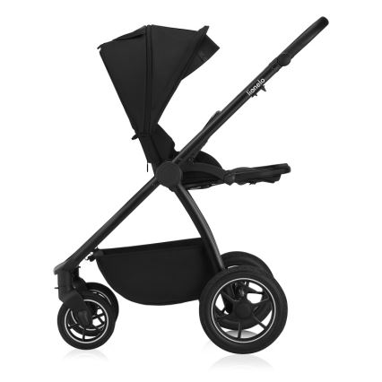 Lionelo - Kombi-Kinderwagen 3-in-1 MERIL Black Onyx