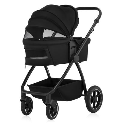 Lionelo - Kombi-Kinderwagen 3-in-1 MERIL Black Onyx