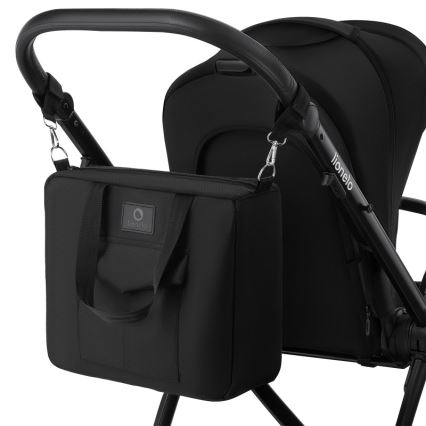 Lionelo - Kombi-Kinderwagen 3-in-1 MERIL Black Onyx