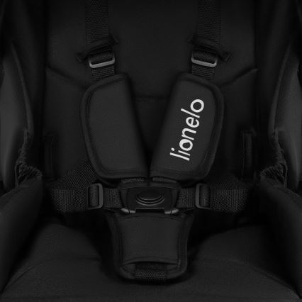 Lionelo - Kombi-Kinderwagen 3-in-1 MERIL Black Onyx