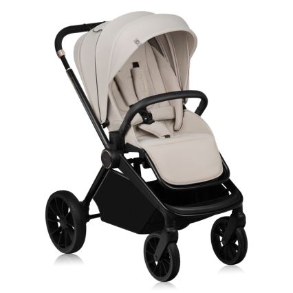 Lionelo - Kombi-Kinderwagen 3-in-1 MIKA PLUS Beige Sand