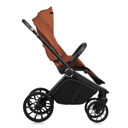 Lionelo - Kombi-Kinderwagen 3-in-1 MIKA PLUS Braun-Rost