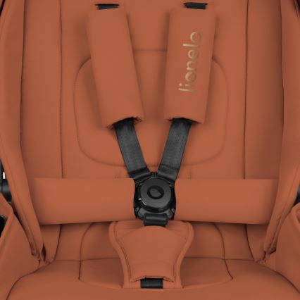 Lionelo - Kombi-Kinderwagen 3-in-1 MIKA PLUS Braun-Rost