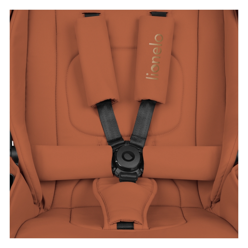 Lionelo - Kombi-Kinderwagen 3-in-1 MIKA PLUS Braun-Rost