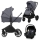 Lionelo - Kombi-Kinderwagen 3-in-1 MIKA PLUS Grey Stone