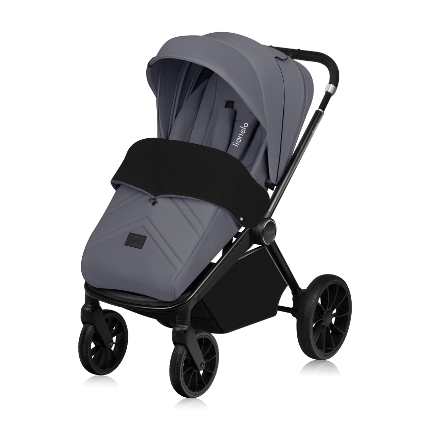 Lionelo - Kombi-Kinderwagen 3-in-1 MIKA PLUS Grey Stone