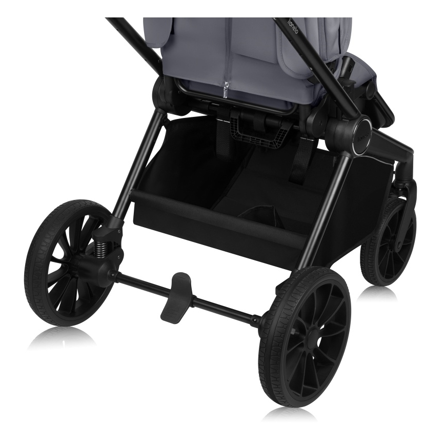 Lionelo - Kombi-Kinderwagen 3-in-1 MIKA PLUS Grey Stone