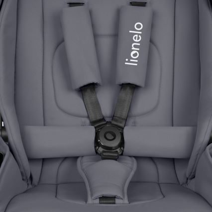 Lionelo - Kombi-Kinderwagen 3-in-1 MIKA PLUS Grey Stone