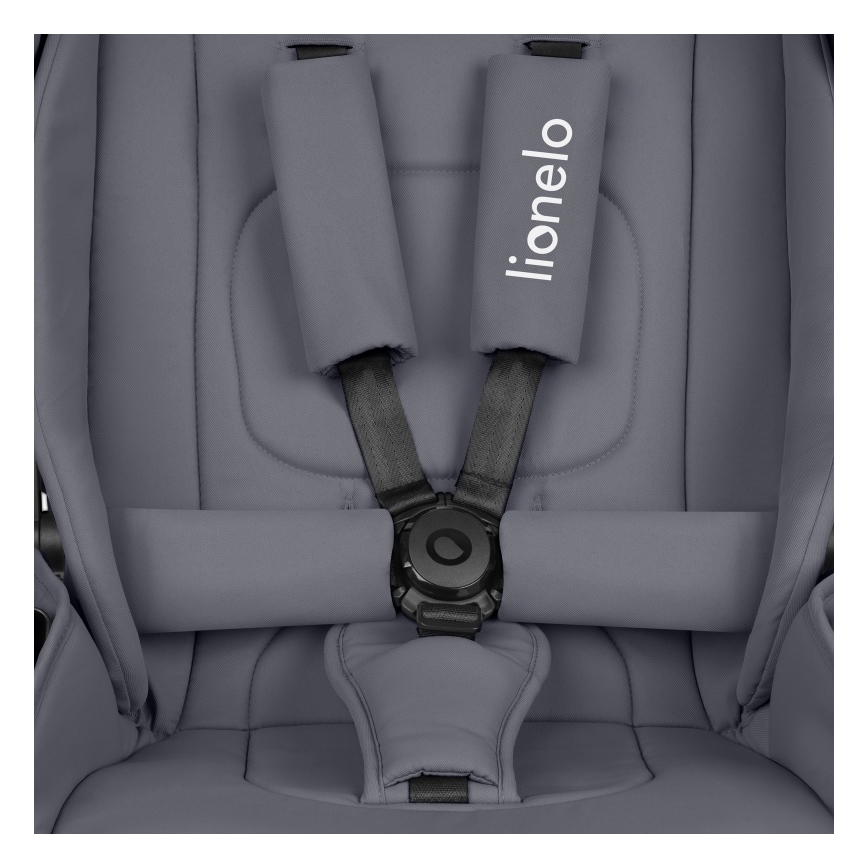 Lionelo - Kombi-Kinderwagen 3-in-1 MIKA PLUS Grey Stone