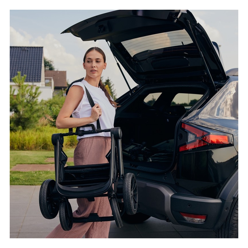 Lionelo - Kombi-Kinderwagen 3-in-1 MIKA PLUS Olivgrün