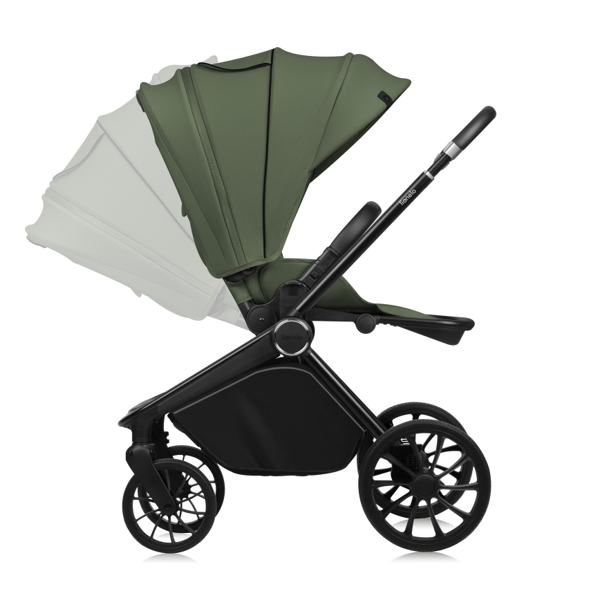 Lionelo - Kombi-Kinderwagen 3-in-1 MIKA PLUS Olivgrün