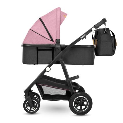 Lionelo - Kombikinderwagen 2-in-1 AMBER Pink Rose
