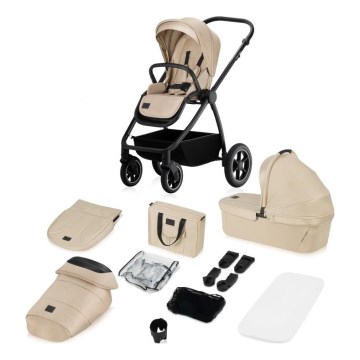 Lionelo - Kombikinderwagen 2-in-1 MERIL Beige Sand