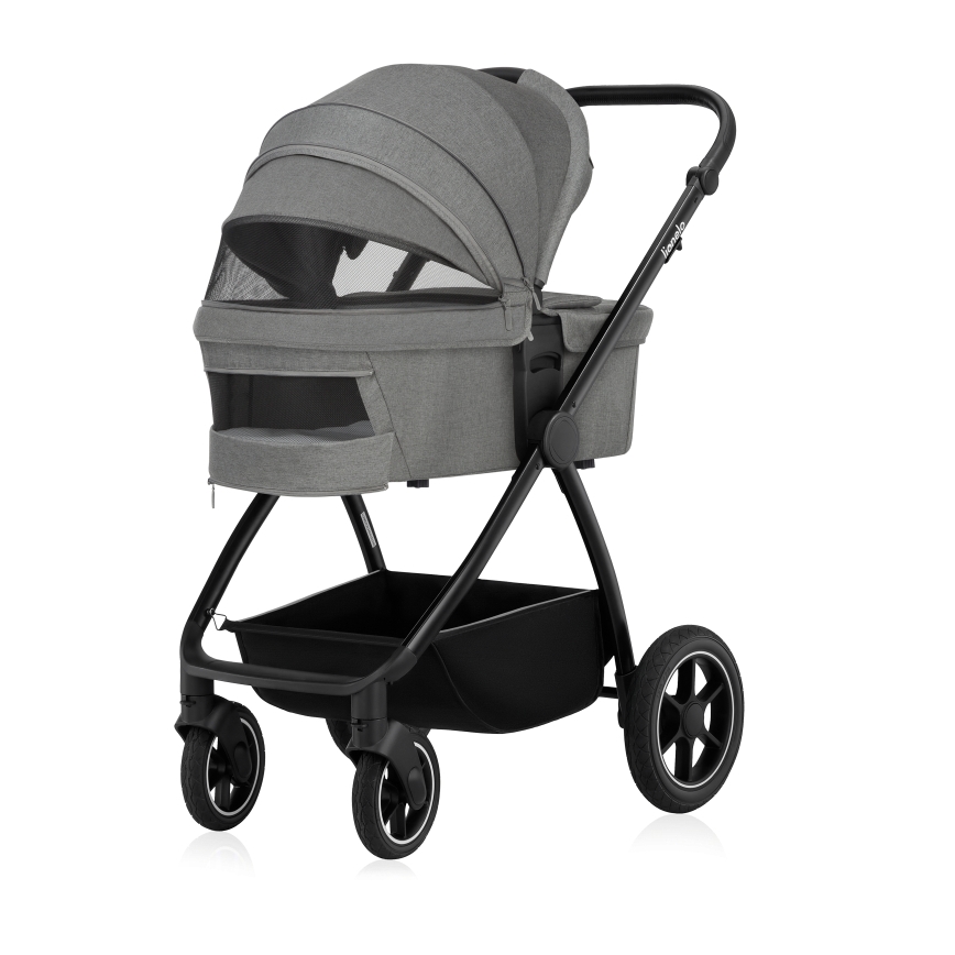 Lionelo - Kombikinderwagen 2-in-1 MERIL Grey Stone