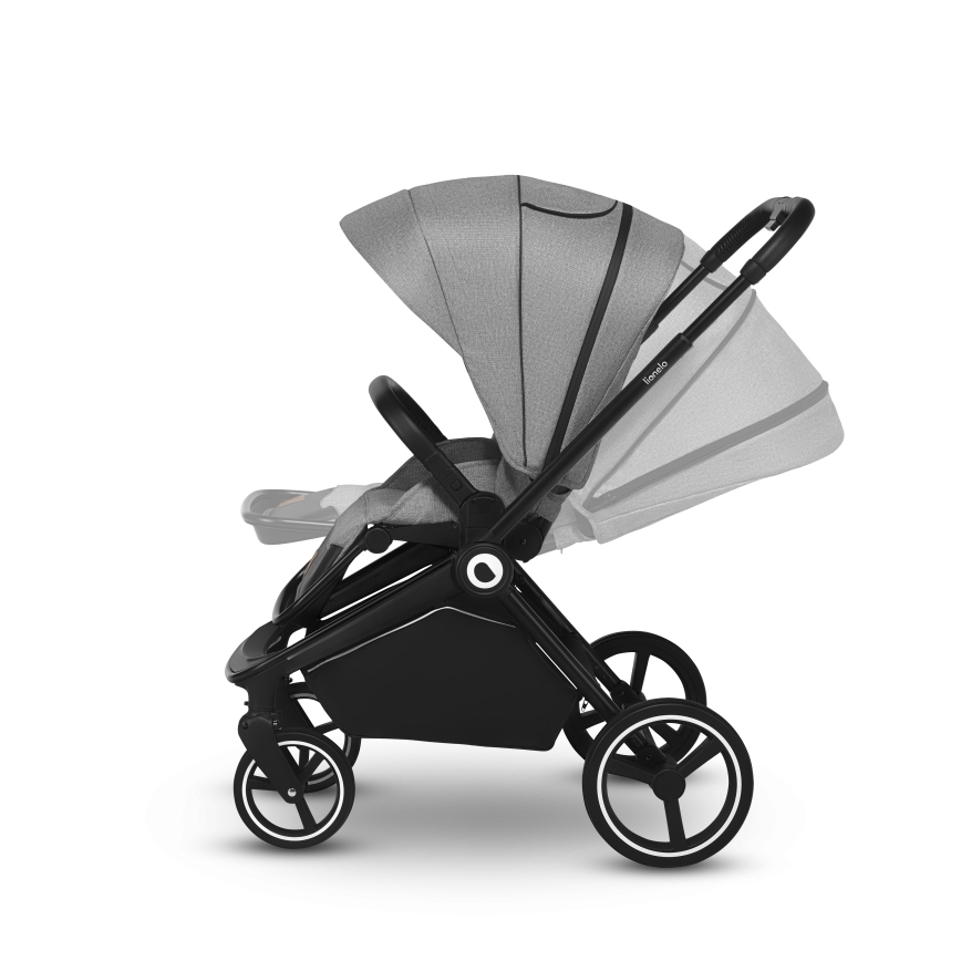 Lionelo - Kombikinderwagen 2-in-1 MIKA Grey Stone