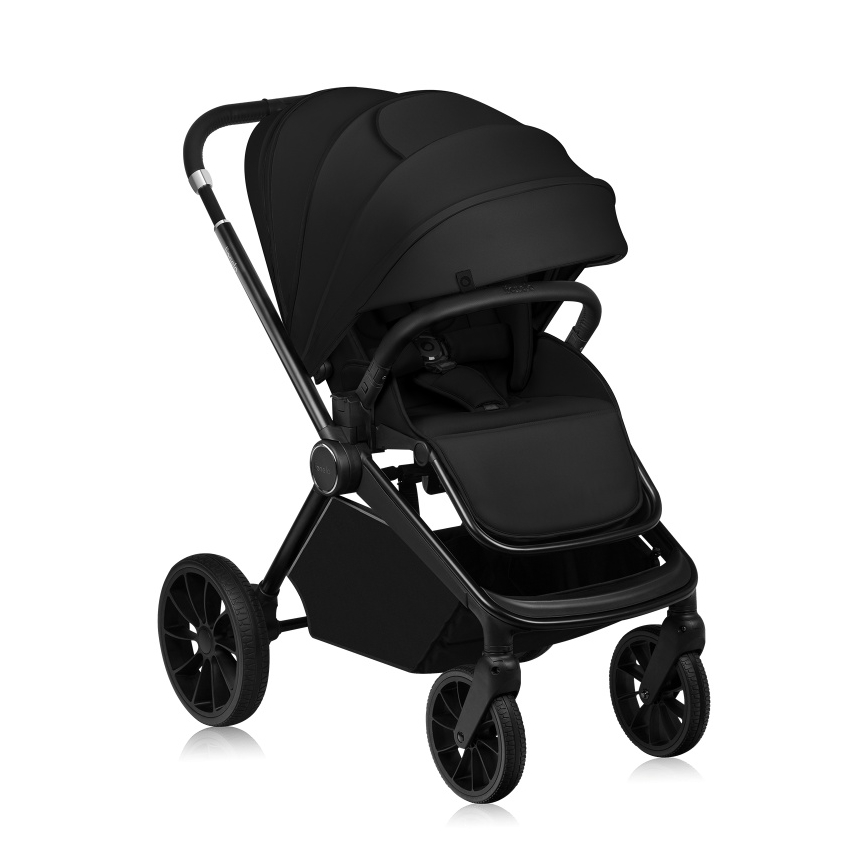Lionelo - Kombikinderwagen 2-in-1 MIKA PLUS Onyx-Schwarz