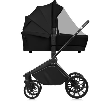 Lionelo - Kombikinderwagen 2-in-1 MIKA PLUS Onyx-Schwarz