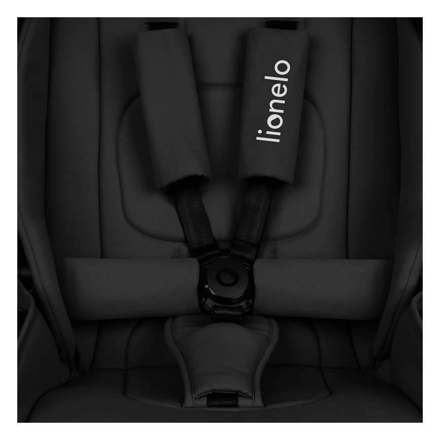 Lionelo - Kombikinderwagen 2-in-1 MIKA PLUS Onyx-Schwarz