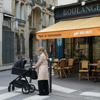 Lionelo - Kombikinderwagen 3-in-1 LAYLA Black Onyx