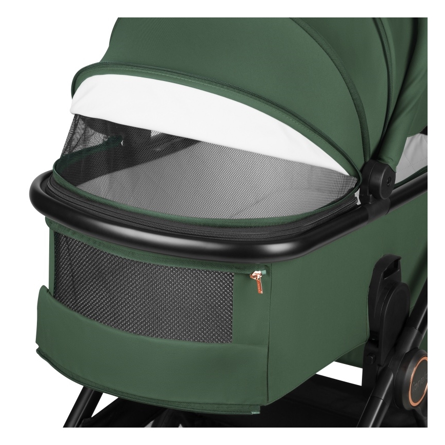 Lionelo - Kombikinderwagen 3-in-1 LAYLA Green Forest