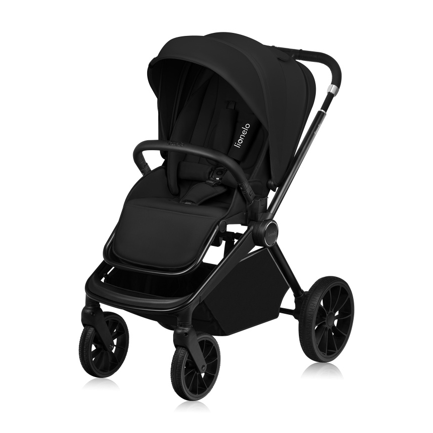 Lionelo - Kombikinderwagen 3-in-1 MIKA PLUS Black Onyx