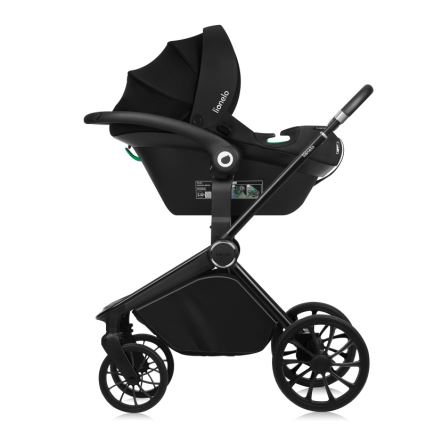 Lionelo - Kombikinderwagen 3-in-1 MIKA PLUS Black Onyx