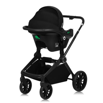 Lionelo - Kombikinderwagen 3-in-1 MIKA PLUS Black Onyx