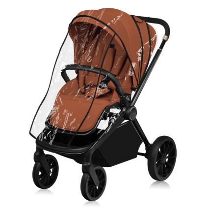 Lionelo - Kombikinderwagen 3-in-1 MIKA PLUS Rostbraun