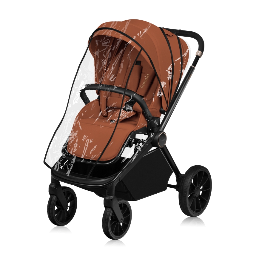 Lionelo - Kombikinderwagen 3-in-1 MIKA PLUS Rostbraun