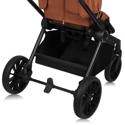 Lionelo - Kombikinderwagen 3-in-1 MIKA PLUS Rostbraun