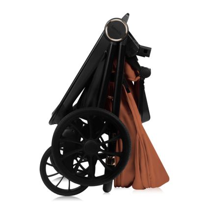 Lionelo - Kombikinderwagen 3-in-1 MIKA PLUS Rostbraun