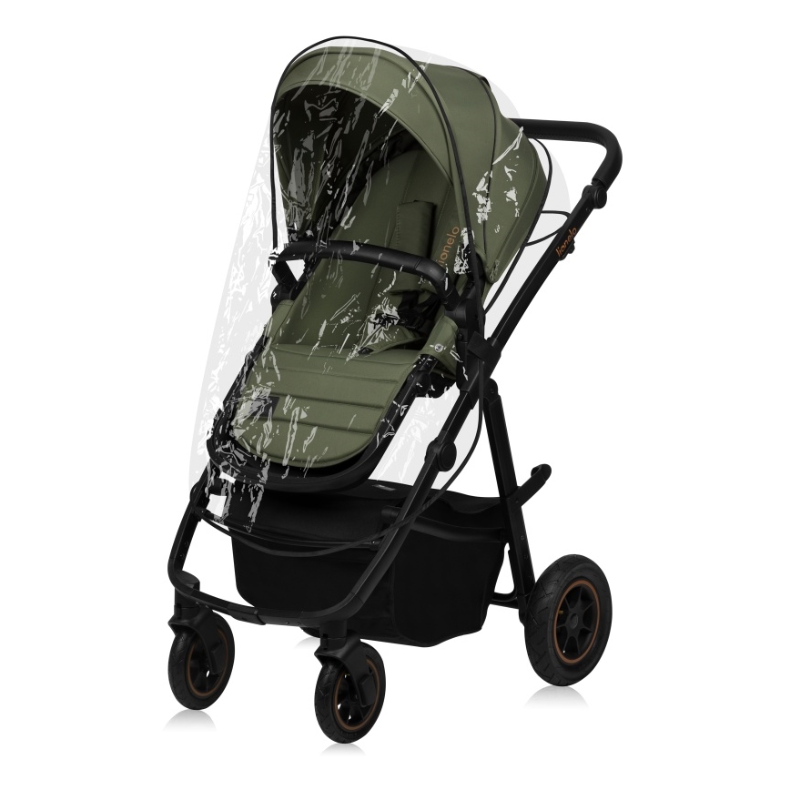 Lionelo - Kombinierter 2-in-1 Kinderwagen AMBER PLUS Green Forest