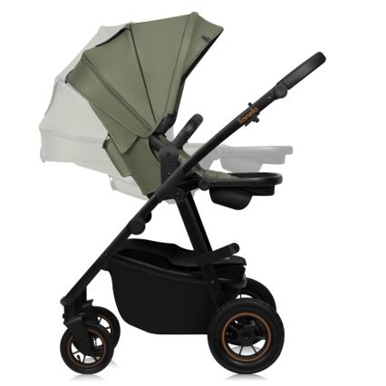 Lionelo - Kombinierter 2-in-1 Kinderwagen AMBER PLUS Green Forest