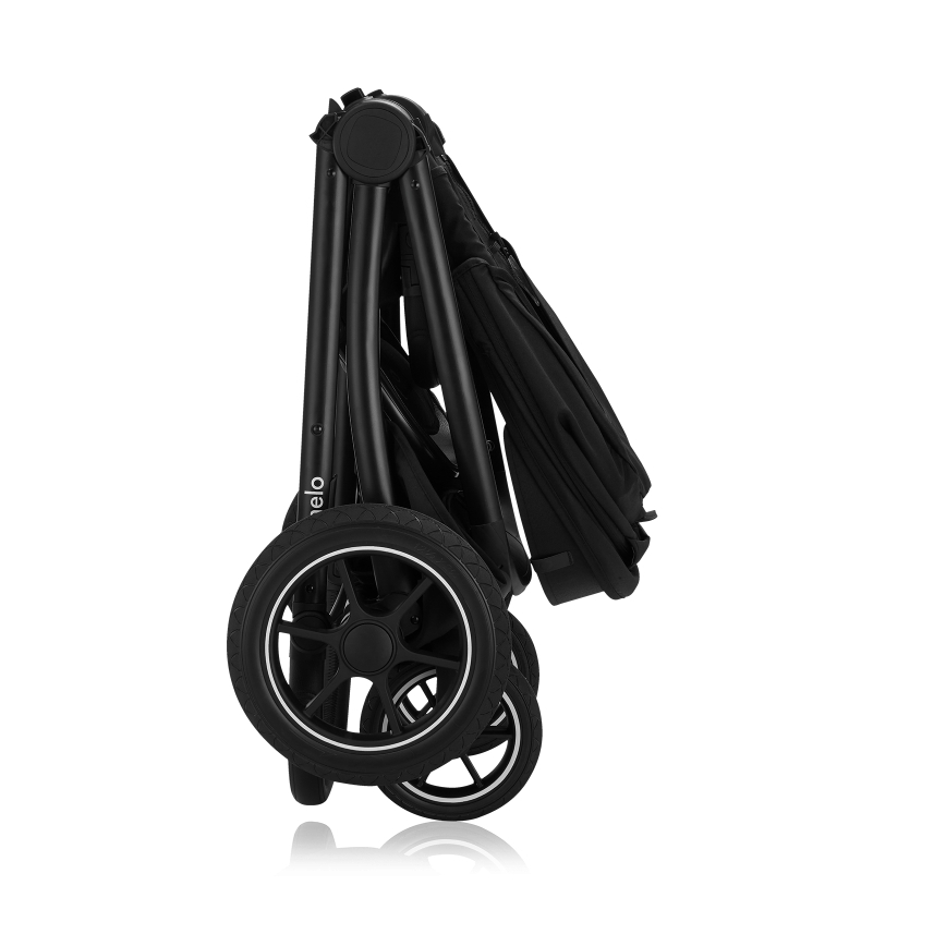 Lionelo - Kombinierter 2-in-1 Kinderwagen MERIL Black Onyx