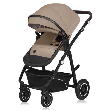 Lionelo - Kombinierter 3-in-1-Kinderwagen BIANKA Beige Sand