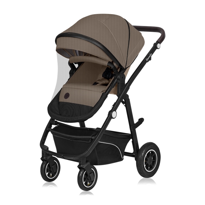 Lionelo - Kombinierter 3-in-1-Kinderwagen BIANKA Beige Sand