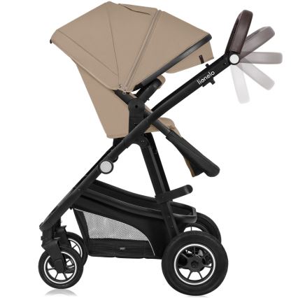Lionelo - Kombinierter 3-in-1-Kinderwagen BIANKA Beige Sand