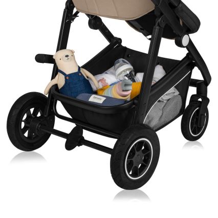 Lionelo - Kombinierter 3-in-1-Kinderwagen BIANKA Beige Sand