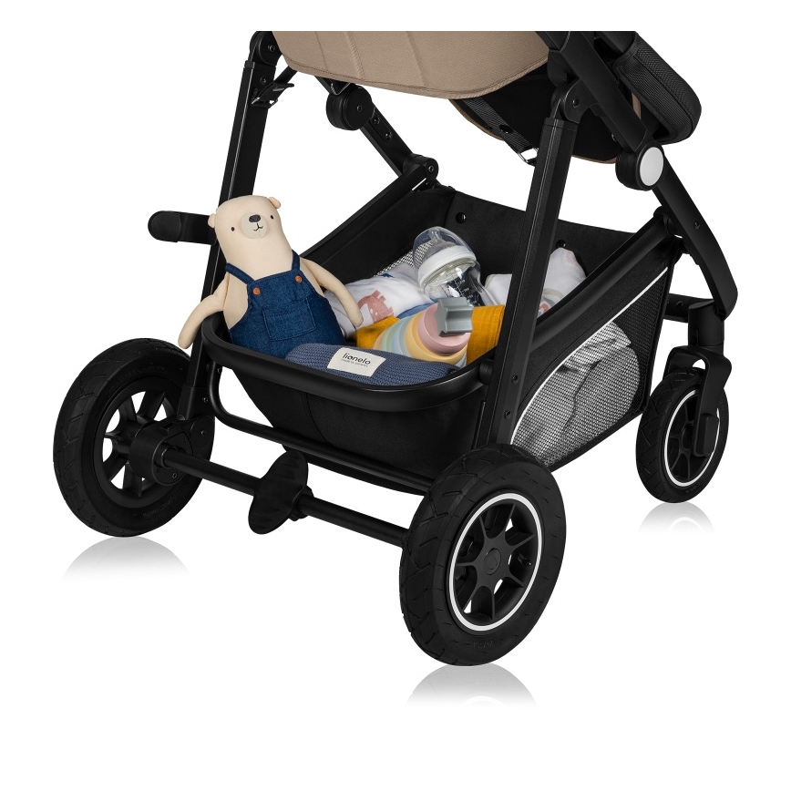Lionelo - Kombinierter 3-in-1-Kinderwagen BIANKA Beige Sand