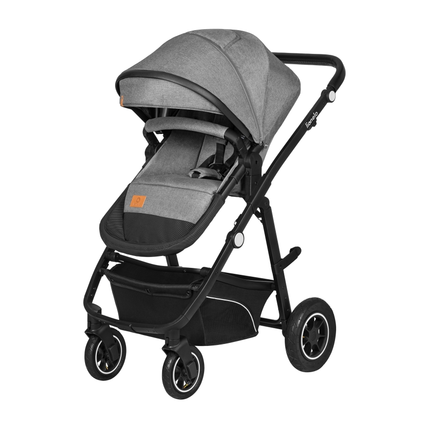 Lionelo - Kombinierter 3-in-1 Kinderwagen BIANKA Grey Stone