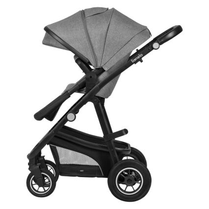 Lionelo - Kombinierter 3-in-1 Kinderwagen BIANKA Grey Stone