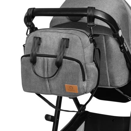 Lionelo - Kombinierter 3-in-1 Kinderwagen BIANKA Grey Stone