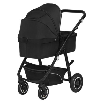 Lionelo - Kombinierter 3-in-1-Kinderwagen BIANKA Schwarz Onyx